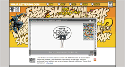 Desktop Screenshot of ninjalettering.com